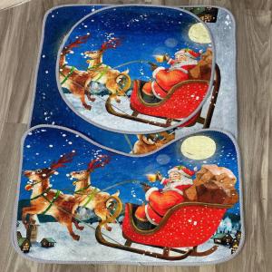 Christmas 3in1 toilet mat 005
