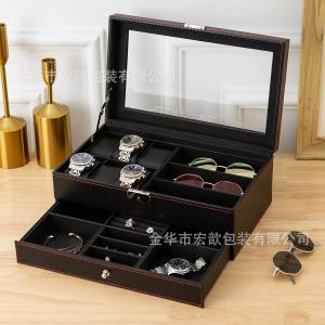 12-pieces double layer jewelry box